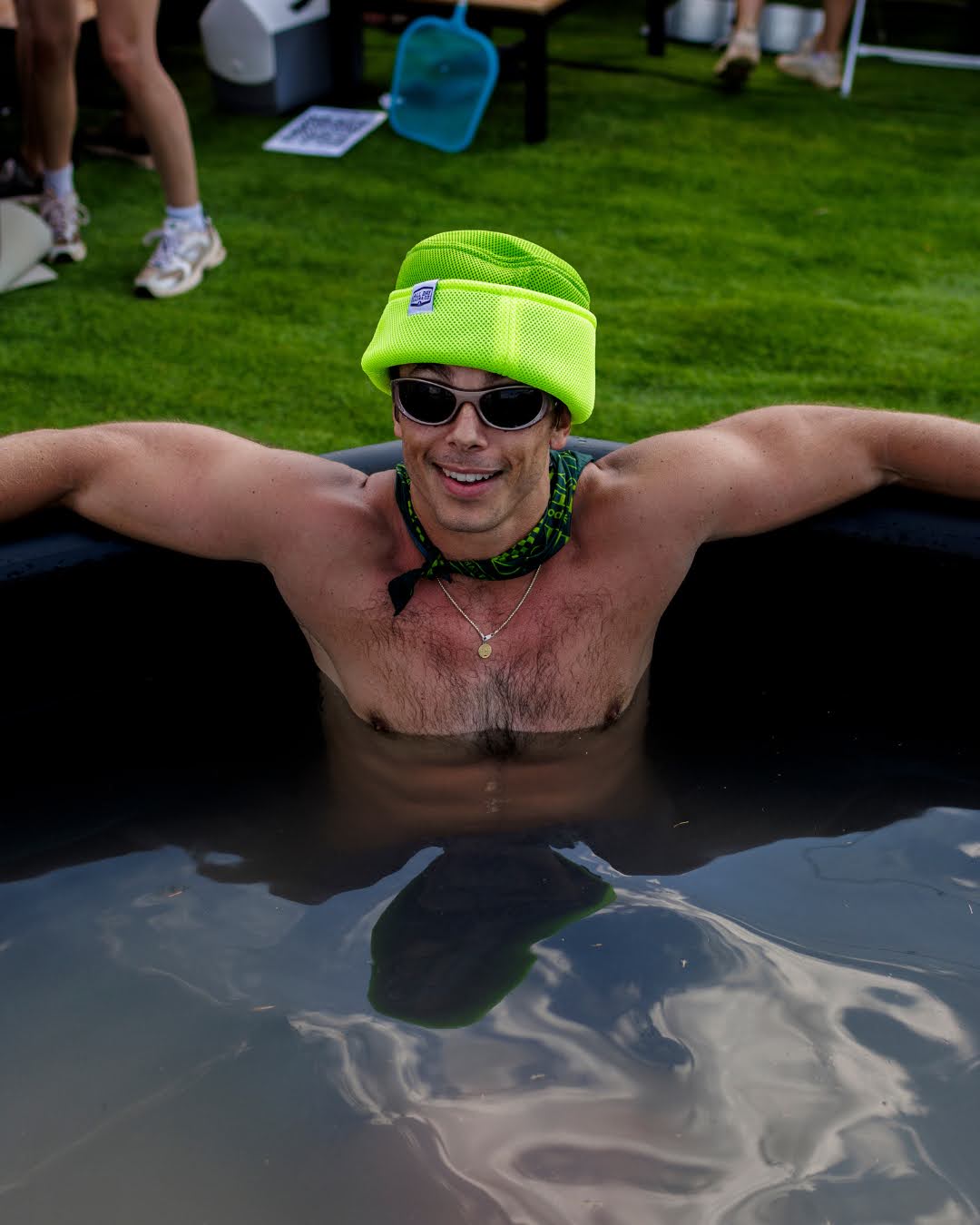 Japanese Mesh Sauna Hat