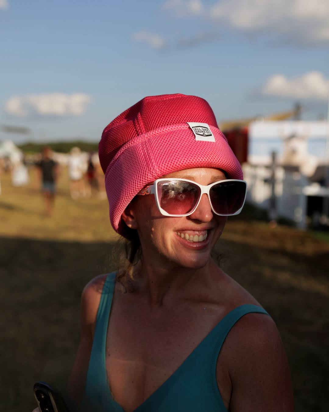 Japanese Mesh Sauna Hat