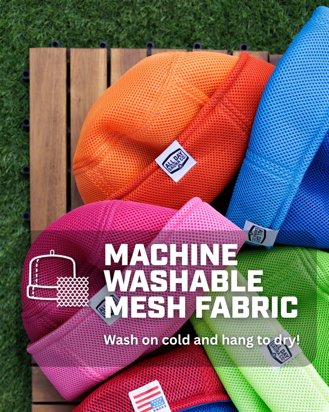 Japanese Mesh Sauna Hat