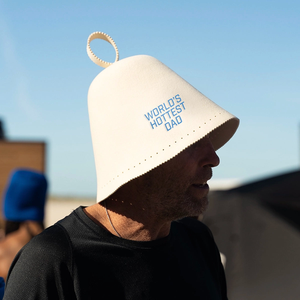 World’s Hottest Dad Wool Sauna Hat