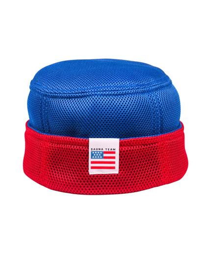 USA Sauna Team Mesh Sauna Hat