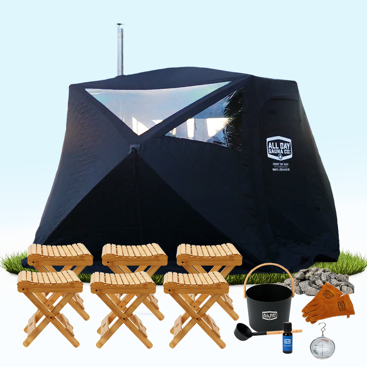 Outdoor Sauna Deluxe Package