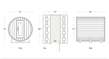 The Edwin Barrel Sauna